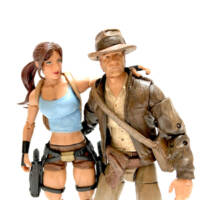 Lara Croft (Tomb Raider) (Tomb Raider) Custom Action Figure [Lara meets her celebrity crush]
