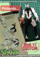 Repainted, fixed and custom of Spawn Battleclad #1 (The Making of) (Spawn) Custom Action Figure [Base paint apply]