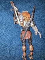 R’ka Sain’ja (Flaming Warrior) (Predator) Custom Action Figure [Back Facing]