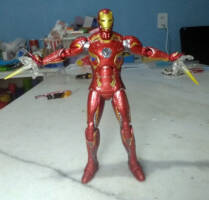Iron Man (Mark 45) (Marvel Legends) Custom Action Figure [Mark 45 with some effects]