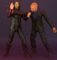 John Wick vs Cassian (Movie Masters) Custom Action Figure