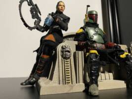 Boba Fett Throne (Star Wars) Custom Diorama / Playset