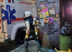 Bodega-Seedy spot Diorama (My Heroes) Custom Diorama / Playset
