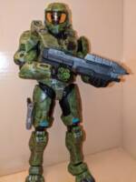 Halo Infinite Master Chief (Halo) Custom Action Figure [Full front view]