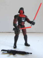 Darth Dealpool – Mutant Sith Lord - A Star Wars/Marvel Comics Mashup (Deadpool) Custom Action Figure [Full View 2]