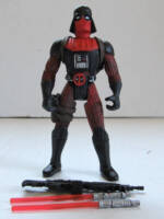Darth Dealpool – Mutant Sith Lord - A Star Wars/Marvel Comics Mashup (Deadpool) Custom Action Figure [Front View]