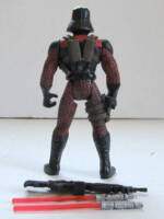 Darth Dealpool – Mutant Sith Lord - A Star Wars/Marvel Comics Mashup (Deadpool) Custom Action Figure [Rear View]