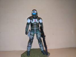 UNSC marine medic (Halo) Custom Action Figure [Full front view]