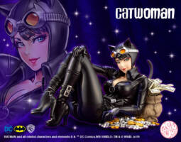 Catwoman (DC Multiverse) Custom Action Figure [Bishoujo Catwoman statue]