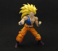 Battle Damaged Super Saiyan 3 Son Goku (S.H. Figuarts) Custom Action Figure
