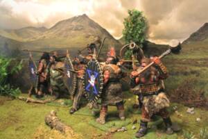 Warband of Wildlings from Dunland, group shot (Lord of the Rings) Custom Action Figure