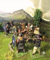 Warband of Wildlings from Dunland, group shot (Lord of the Rings) Custom Action Figure