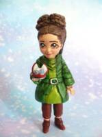 Young Leia form Obi Wan Kenobi series (Star Wars) Custom Miniature / Figurine