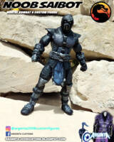 Noob Saibot MK9 (Mortal Kombat) Custom Action Figure