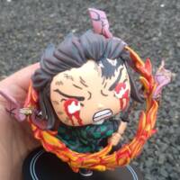 Tanjiro Inokami Kagura (Demon Slayer) Pop Biscuit (Original) Custom Action Figure