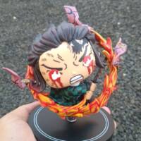 Tanjiro Inokami Kagura (Demon Slayer) Pop Biscuit (Original) Custom Action Figure