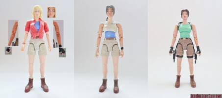 Lara Croft (Tomb Raider) Custom Action Figure [Lara Croft custom action figure before and after]