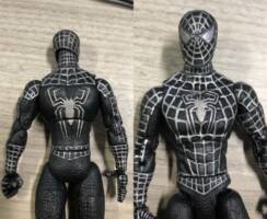 ToyBiz Black Suit Spider-Man 3 Symbiote (Spider-Man - Movie) Custom Action Figure