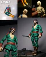 Panji tengkorak (Warriors) Custom Action Figure