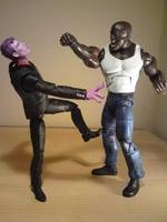 Modern Luke Cage and Purple Man ("V") Custom Action Figure