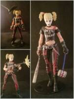 Harley Quinn/ The Crow concept. (DC Universe) Custom Action Figure
