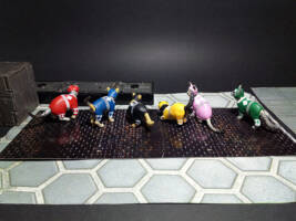 Mighty Morphin Meower Cat Rangers (Power Rangers) Custom Action Figure