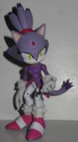 Jakks scale Blaze the Cat (Sonic) Custom Action Figure