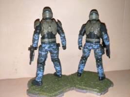 Halo Infinite Urban camo marines (Halo) Custom Action Figure [Back view]