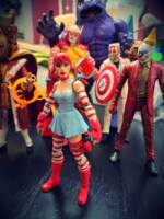 Avengers (FAST FOOD MASH UP) (Avengers) Custom Action Figure [Wedy Widow]