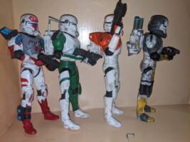 Republic Commando Delta Squad (Star Wars) Custom Action Figure [Right side view]