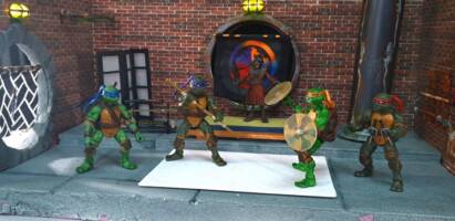 Tmnt (Teenage Mutant Ninja Turtles) Custom Diorama / Playset