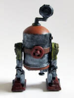 C1-CL0 “Cyclops” - Astromech Droid (Star Wars Rebels) Custom Action Figure [Rear View]