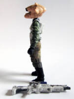 Corporal Laa-Kaan - Gran Mercenary (Star Fox) Custom Action Figure [Left View]