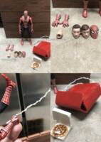 Spider-Man/Peter 2 (Raimi Trilogy/No Way Home) (Spider-Man - Movie) Custom Action Figure [Accessories (Pizza Time!)]