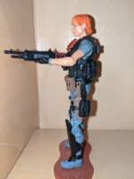 Regina (Dino Crisis) Custom Action Figure [Left side view]