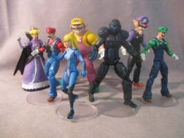 Shadow Peach (Super Mario Bros) Custom Action Figure