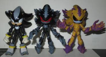 Super Mephiles (fan form) (Sonic) Custom Action Figure