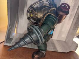 BioShock Big Daddy Bouncer (Bioshock) Custom Action Figure [Left side view]