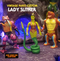Lady Slither MOTU vintage custom (Masters of the Universe) Custom Action Figure