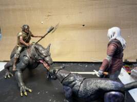 Orc raider / warg mount (Dungeons and Dragons) Custom Action Figure