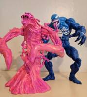 Symbiote (Spider‐Man PS1) (Spider-Man) Custom Action Figure [With Dad]