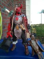 Medieval Armored King Hellboy (Hellboy) Custom Action Figure