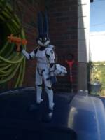 Bugs Bunny Storm Trooper (Star Wars) Custom Action Figure