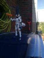 Bugs Bunny Storm Trooper (Star Wars) Custom Action Figure