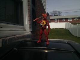 Crimson Bolt (Movie Masters) Custom Action Figure