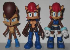 Modern Princess Sally (Sonic) Custom Action Figure