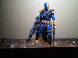 Snake eyes Deathstroke fusion (Slade Snake) (Amalgam) Custom Action Figure