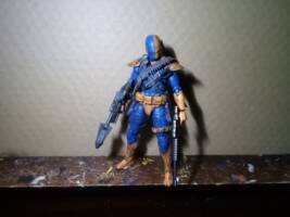 Snake eyes Deathstroke fusion (Slade Snake) (Amalgam) Custom Action Figure