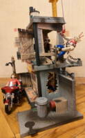 Last Chance Garage (Biker Mice from Mars) Custom Diorama / Playset