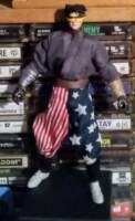 Sensei Rex Kwon Do (in grey gee and patriotic Mc Hammer  parachute  pants) (Movie Masters) Custom Action Figure